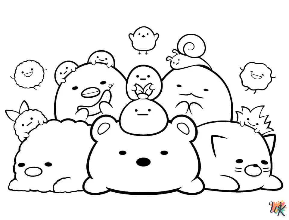 coloriage Sumikko Gurashi  de pour enfants