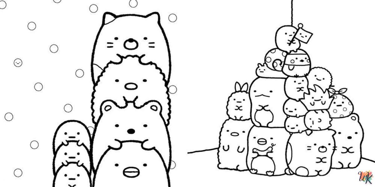 coloriage Sumikko Gurashi  et dessin a imprimer