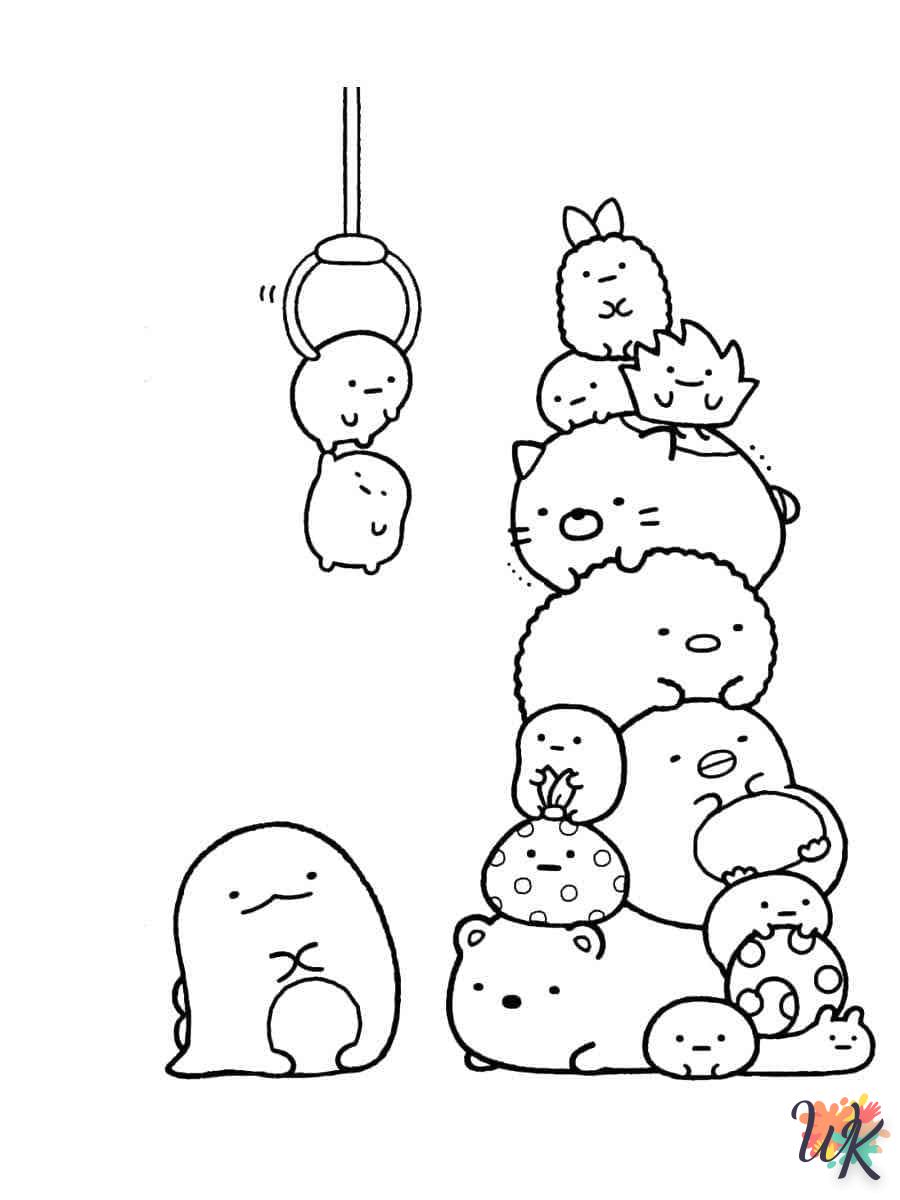 coloriage Sumikko Gurashi  pour enfant a imprimer