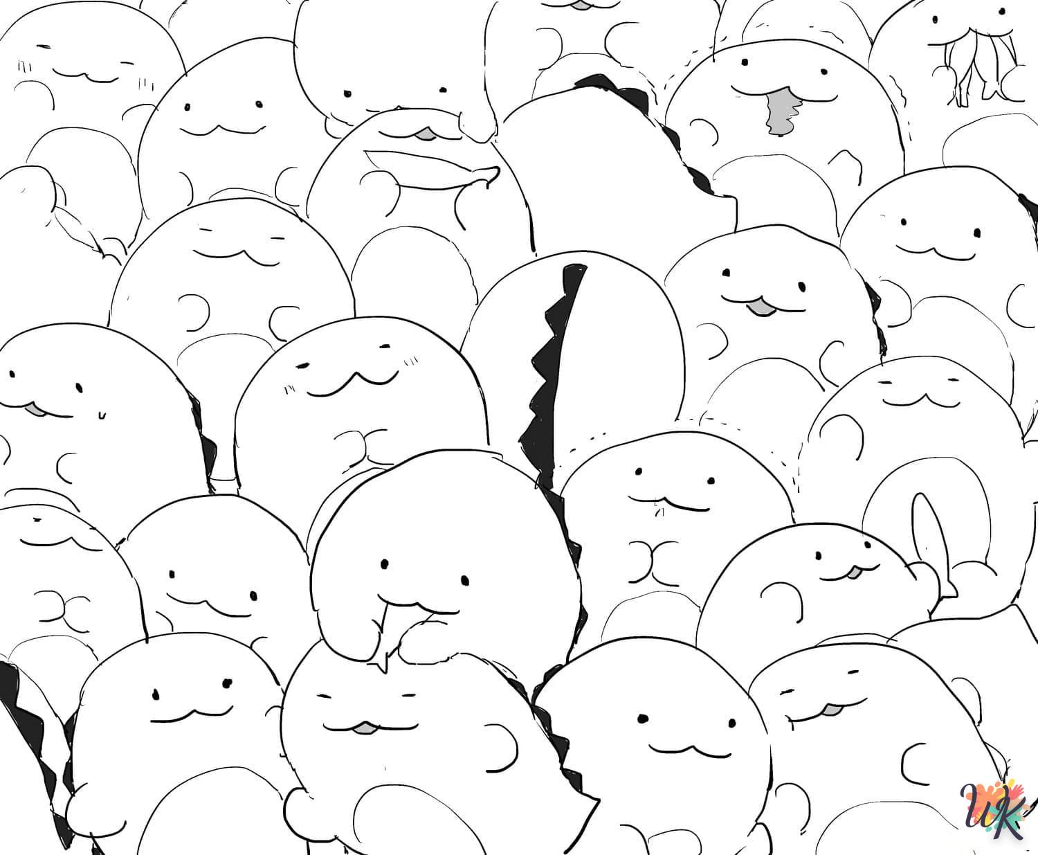 image pour coloriage Sumikko Gurashi  enfant