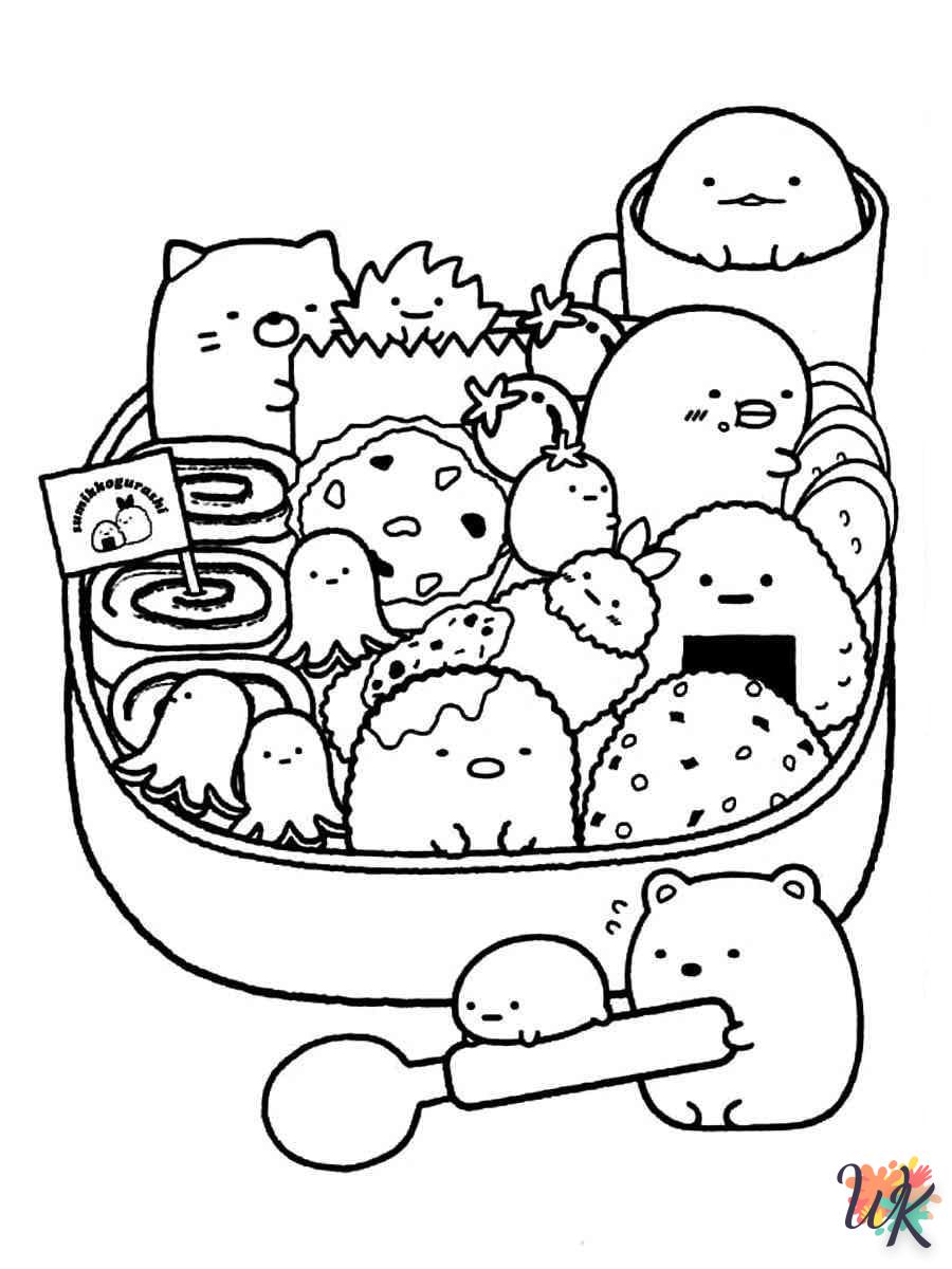 coloriage Sumikko Gurashi  à imprimer gratuitement