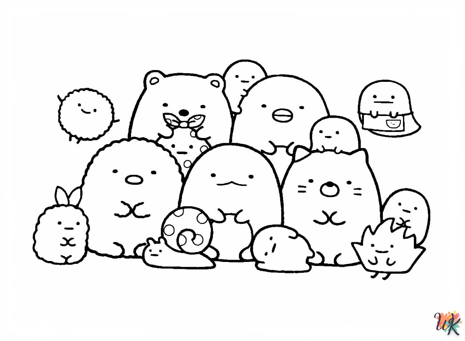 coloriage Sumikko Gurashi  en ligne avengers gratuit