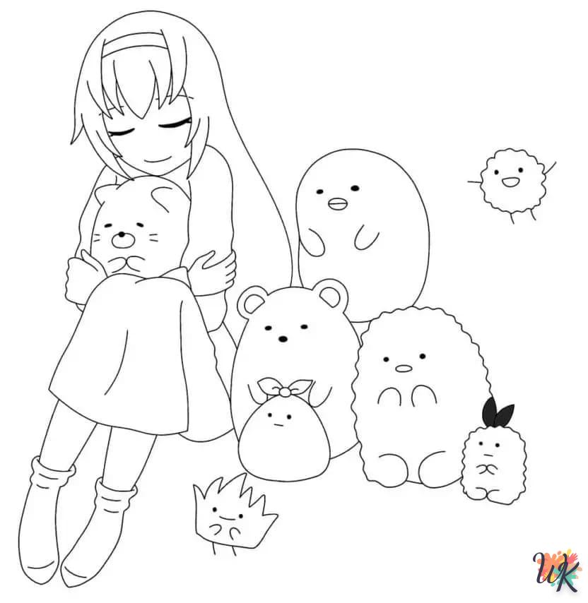 coloriage Sumikko Gurashi  en ligne pour enfant