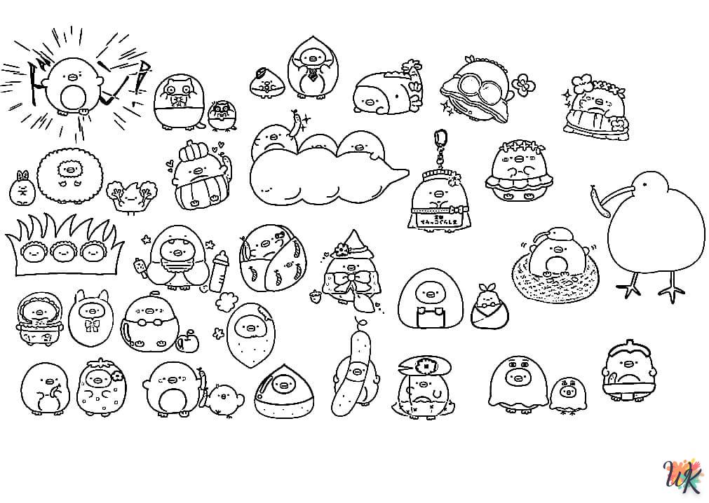 imprimer coloriage Sumikko Gurashi  gratuit