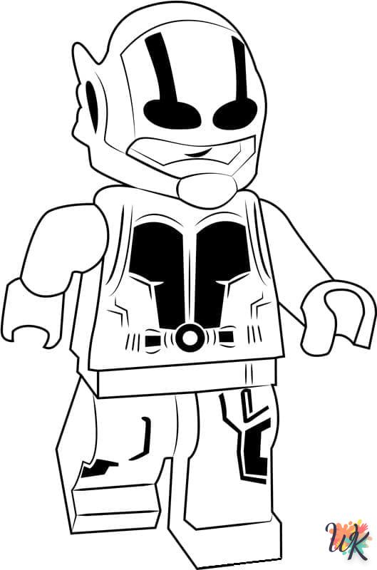 coloriage Ant Man  animaux enfant a imprimer