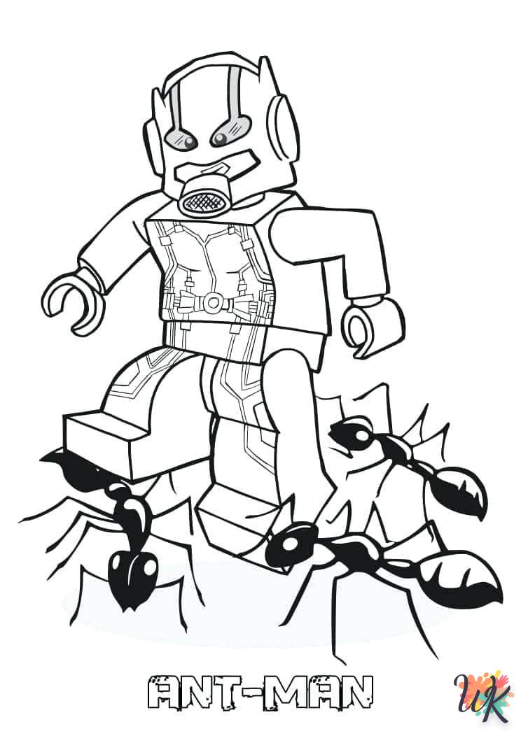 coloriage Ant Man  pour enfant de 2 ans