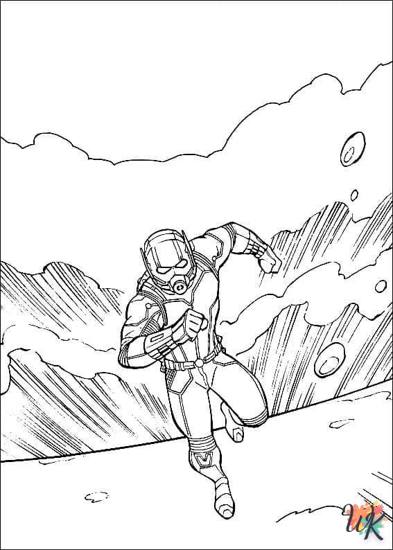 coloriage Ant Man  pour enfant de 7 ans