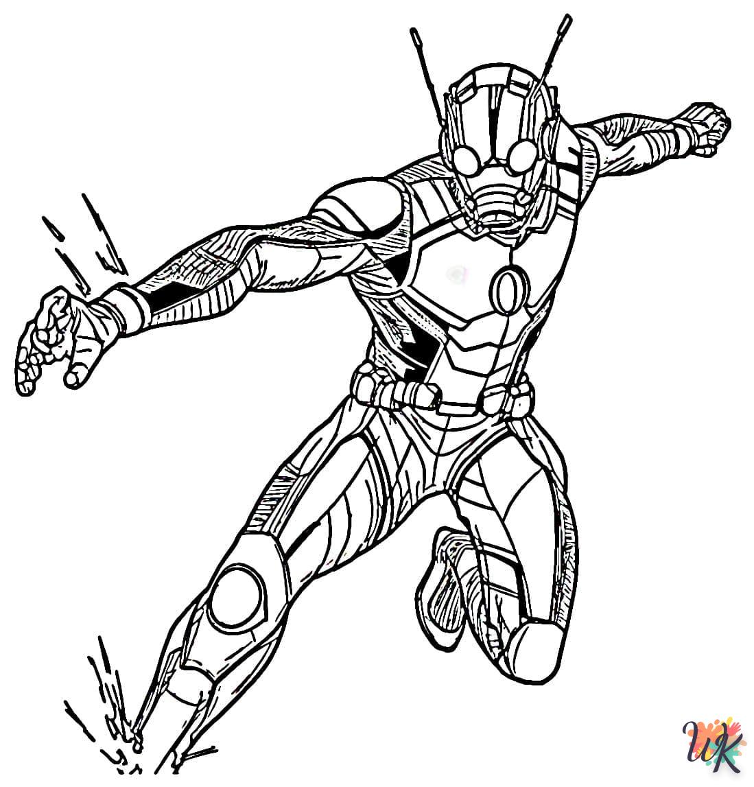 coloriage Ant Man  et dessins