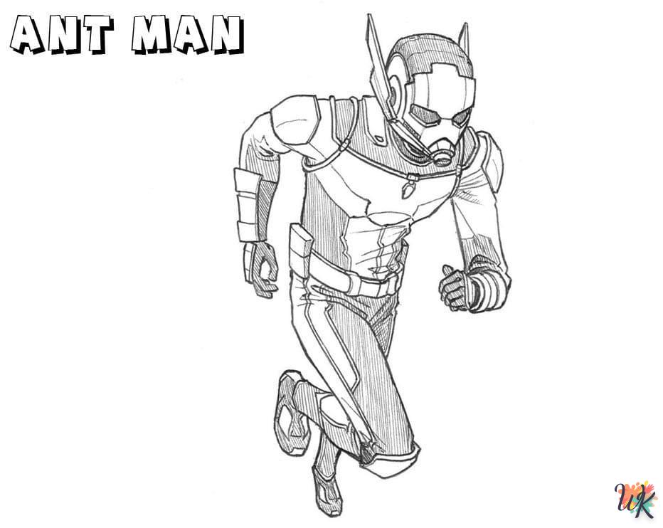 image pour coloriage Ant Man  enfant