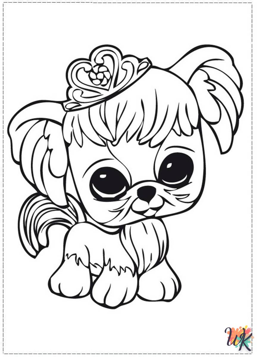 coloriage Chien  à imprimer gratuitement