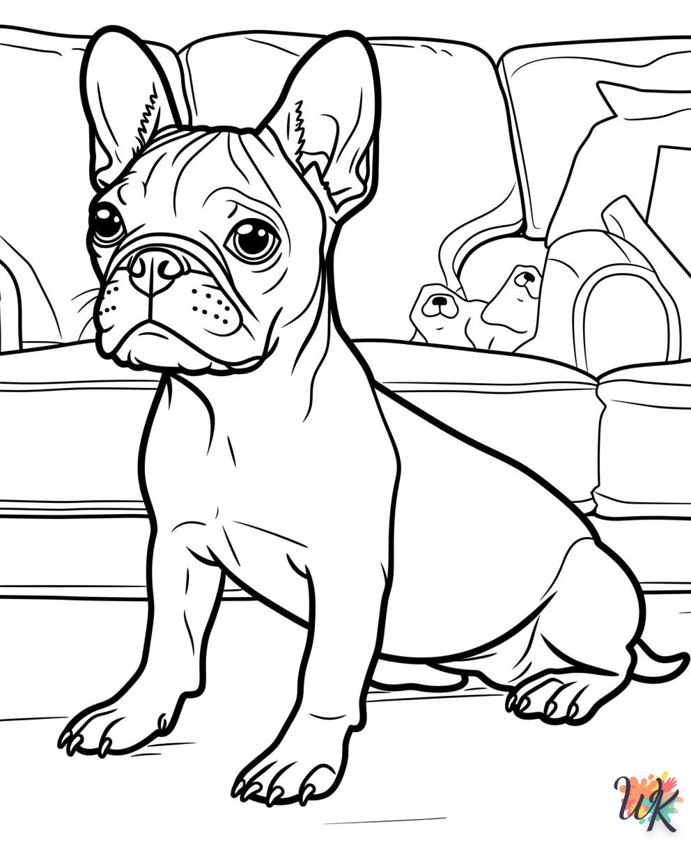 coloriage Chien  à imprimer gratuitement pdf