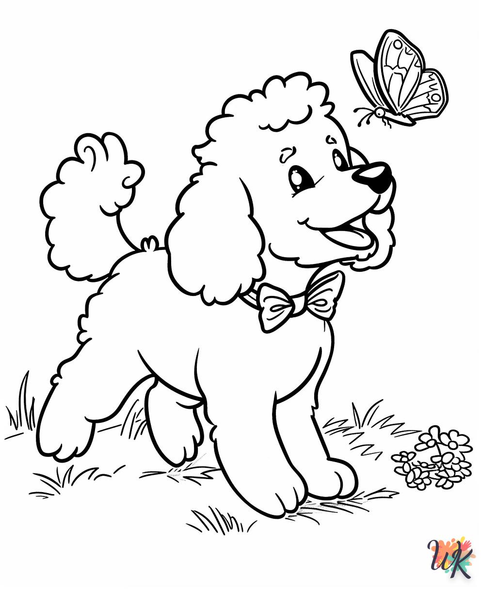 coloriage Chien  et apprentissage