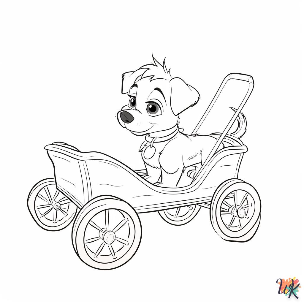 coloriage Chien  pour enfant a imprimer gratuit