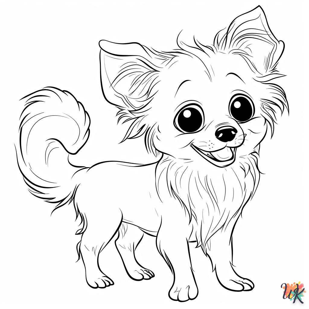 coloriage Chien  pour enfants a imprimer gratuit