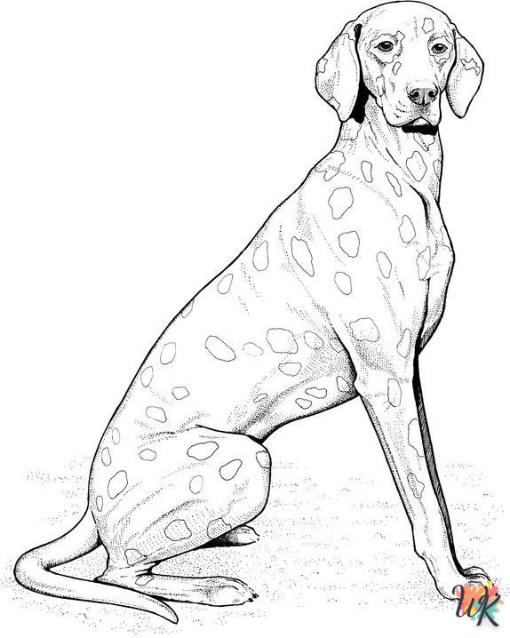 coloriage Chien  a dessiner et imprimer