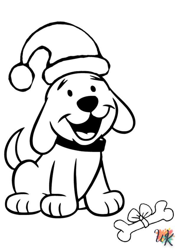 coloriage Chien  a imprimer pour enfant de 4 ans