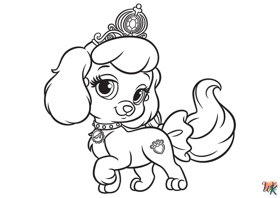 coloriage Chien  pour bebe a imprimer