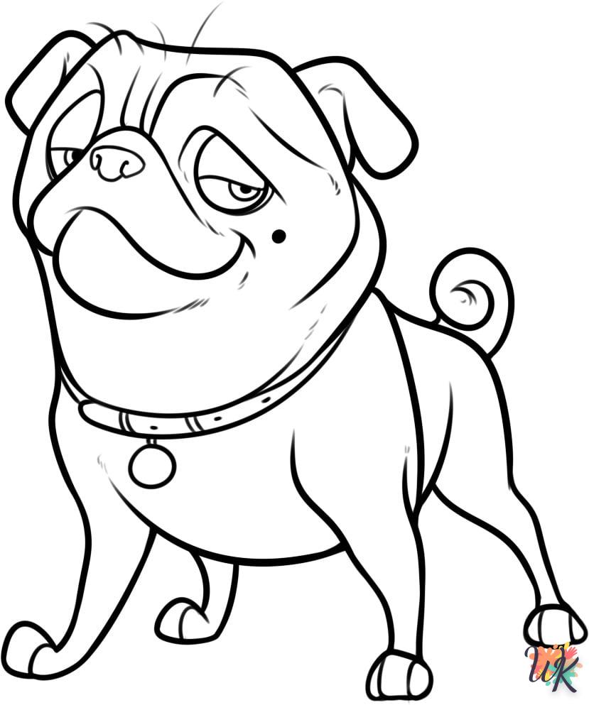 coloriage Chien  à colorier en ligne