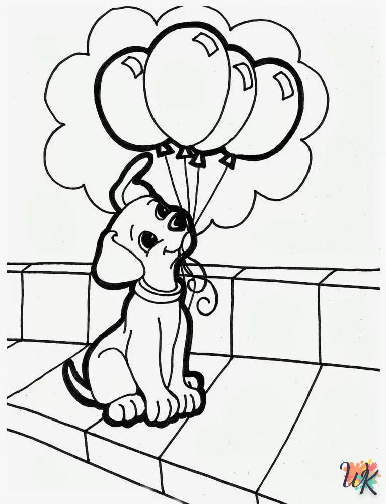 coloriage Chien  en ligne gratuit