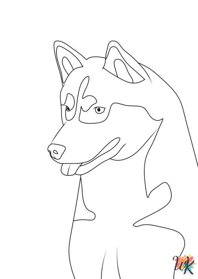 coloriage Chien  pour enfant à imprimer