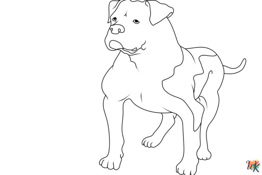 coloriage Chien  animaux enfant a imprimer