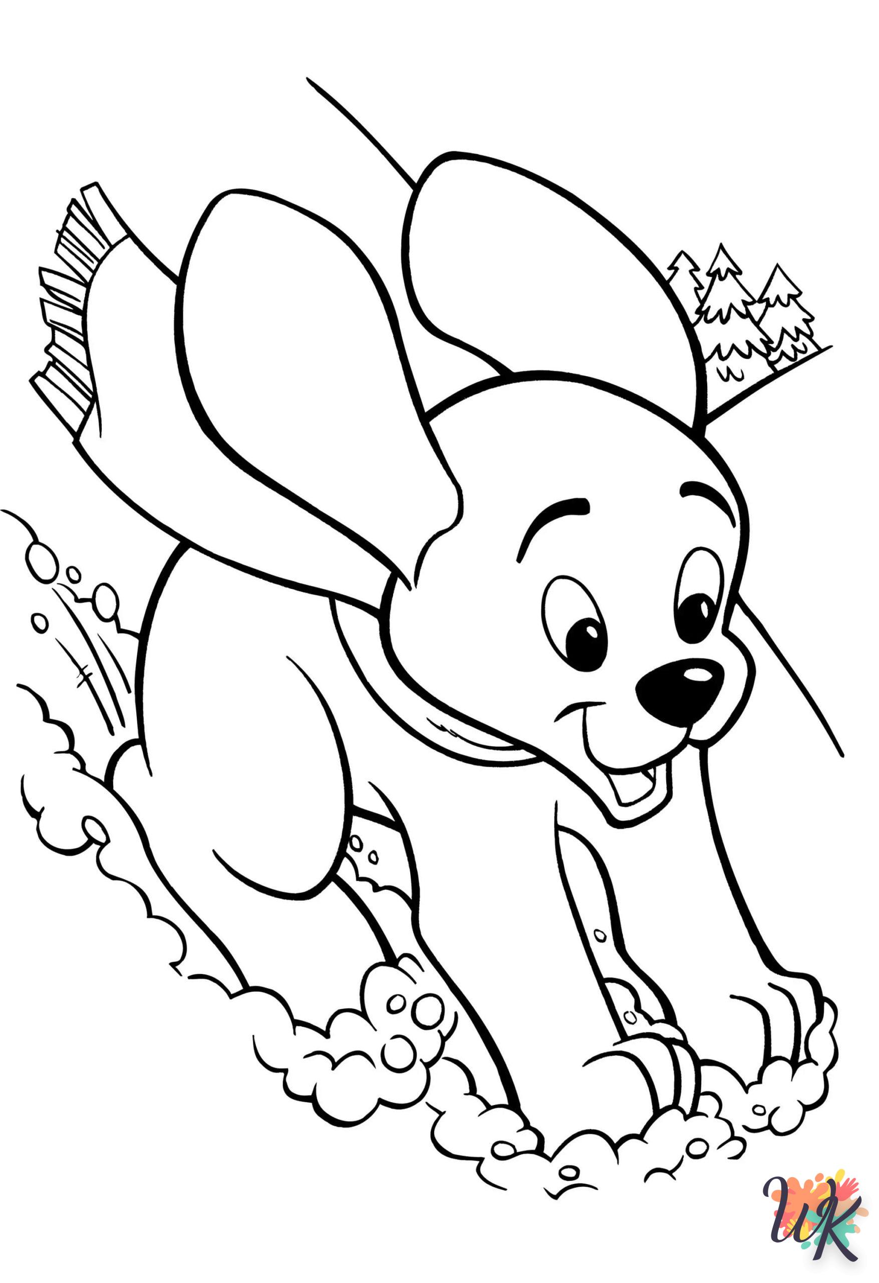 coloriage Chien  pour enfant de 6 ans