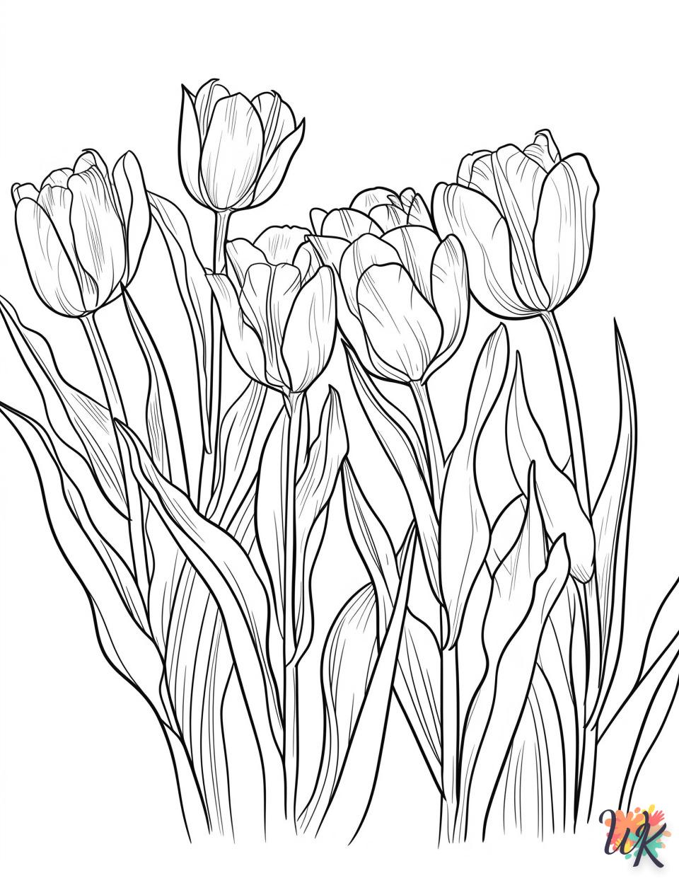 coloriage Fleurs  pour enfant a imprimer gratuit