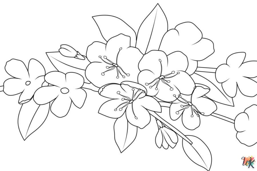 coloriage Fleurs  bebe animaux a imprimer gratuit