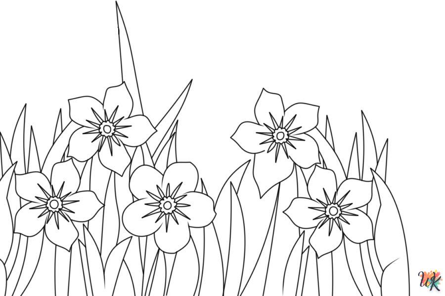 coloriage Fleurs  sonic en ligne gratuit à imprimer