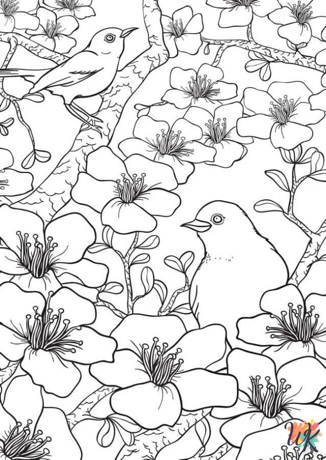 coloriage Fleurs  pour enfants a imprimer gratuit