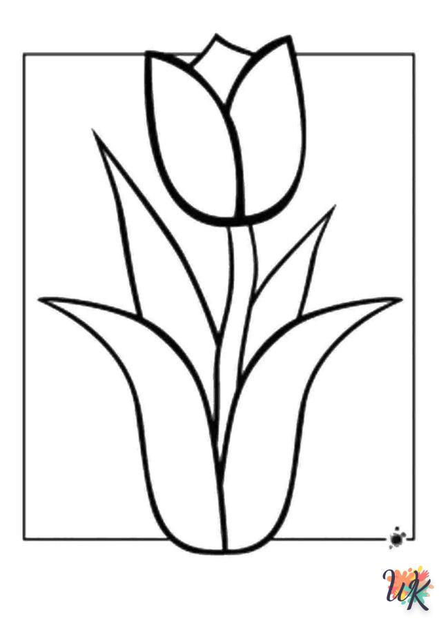 activité coloriage Fleurs  en ligne