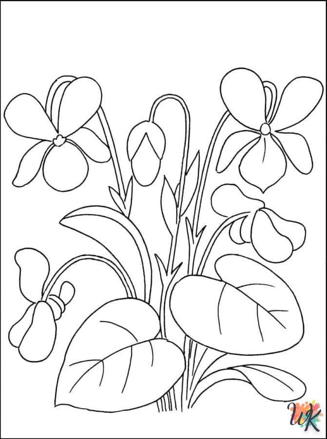 coloriage Fleurs  a colorier en ligne