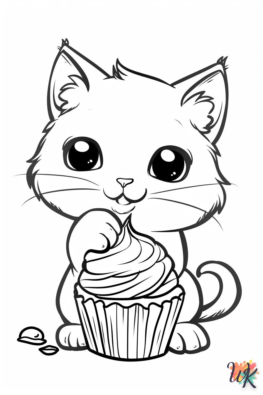 coloriage Kawaii  gratuit à imprimer