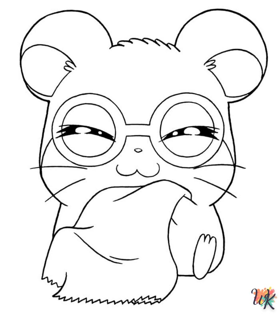 coloriage Kawaii  enfant 5 ans à imprimer