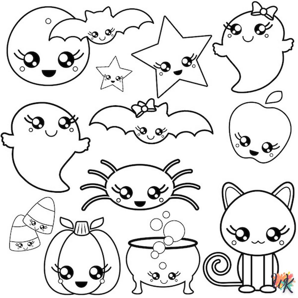 coloriage Kawaii  à imprimer kawaii