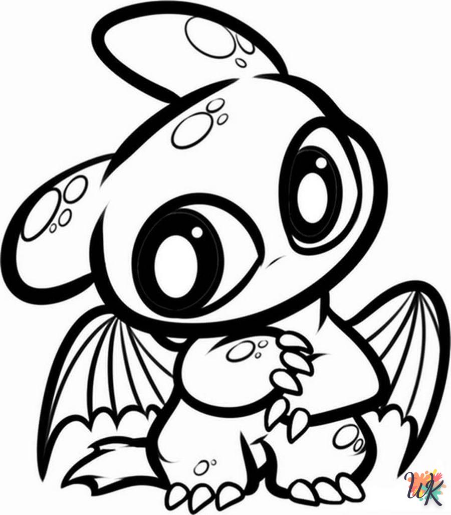 coloriage Kawaii  et decoupage a imprimer gratuit