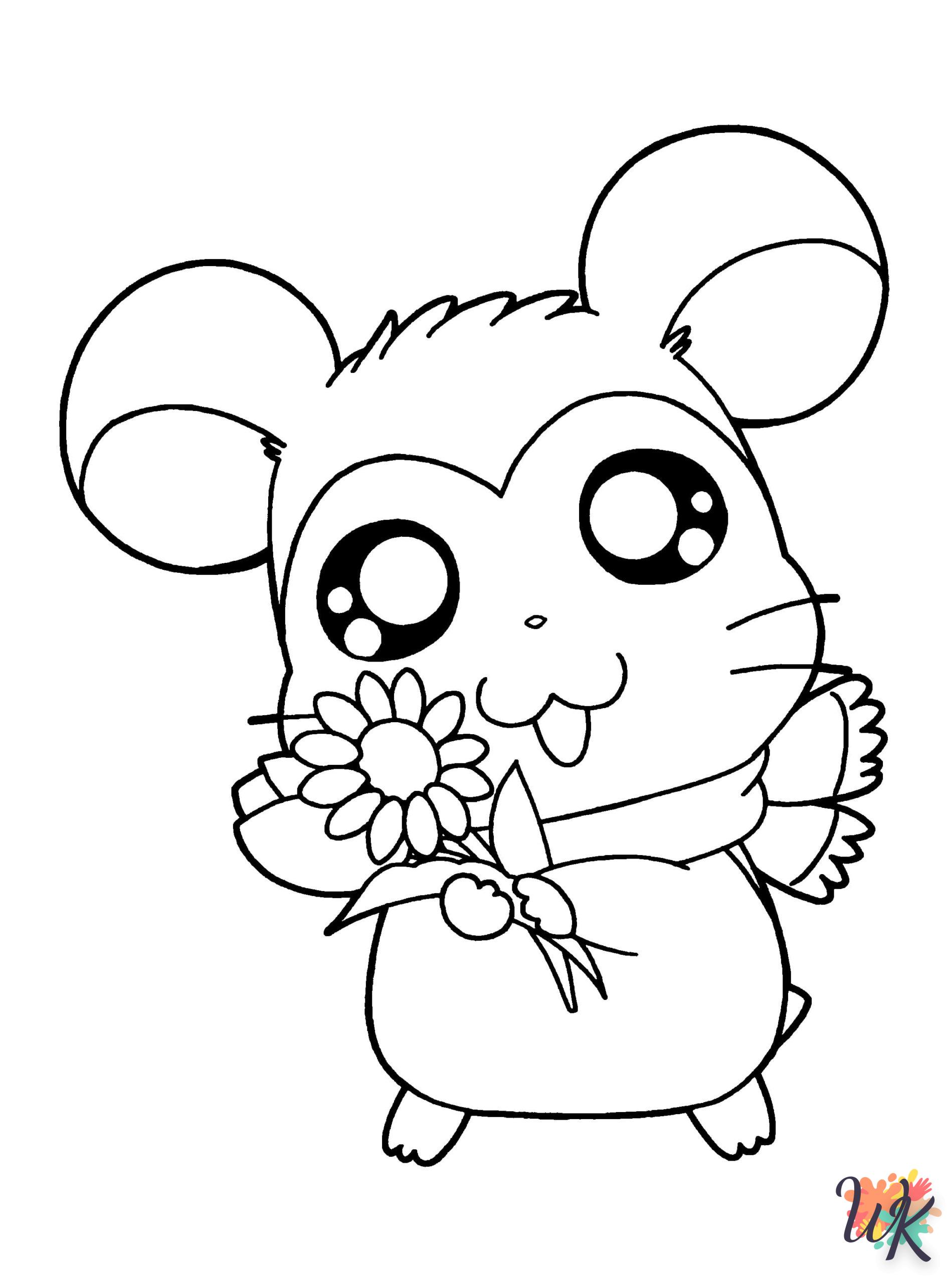 coloriage Kawaii  en ligne a colorier