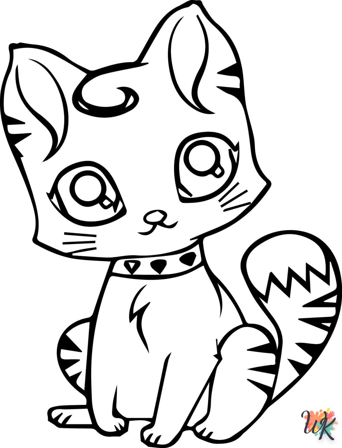 image pour coloriage Kawaii  enfant