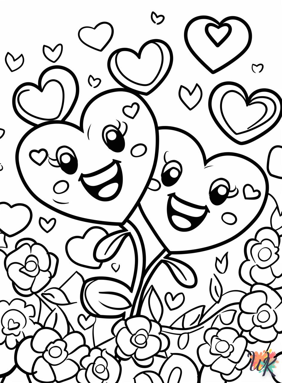 coloriage Kawaii  gratuit à imprimer