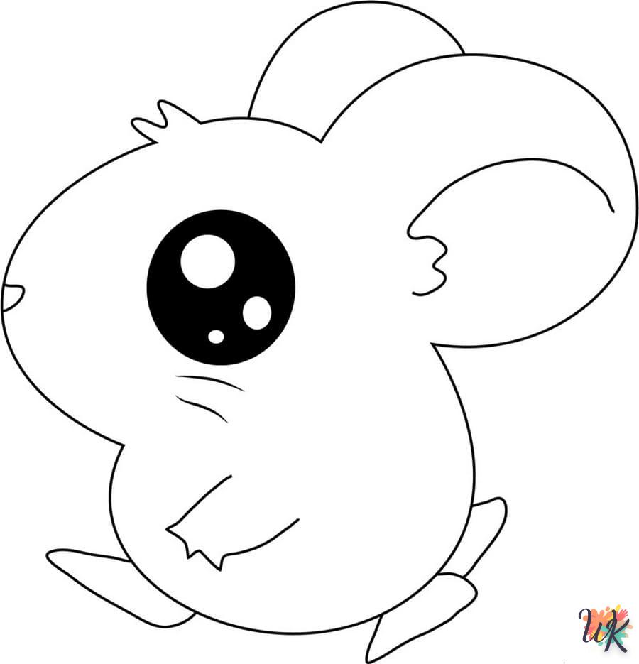 imprimer coloriage Kawaii  gratuit