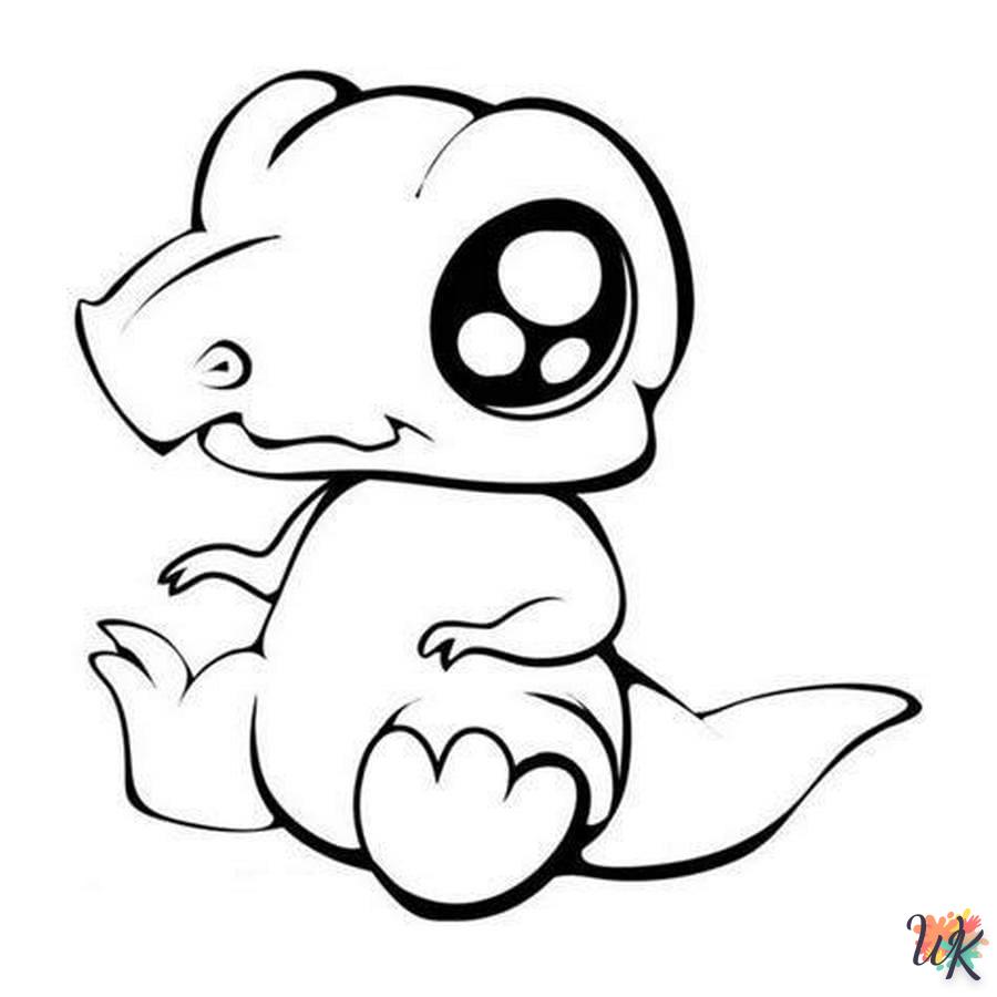 image de coloriage Kawaii  pour enfant