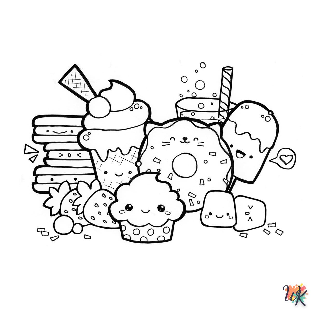 coloriage Kawaii  pour enfants