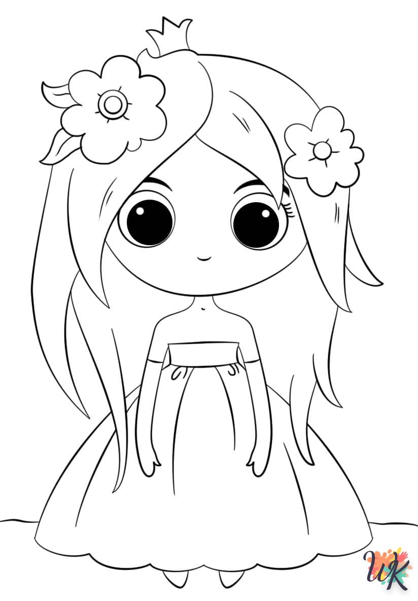 coloriage Kawaii  pour enfants à télécharger