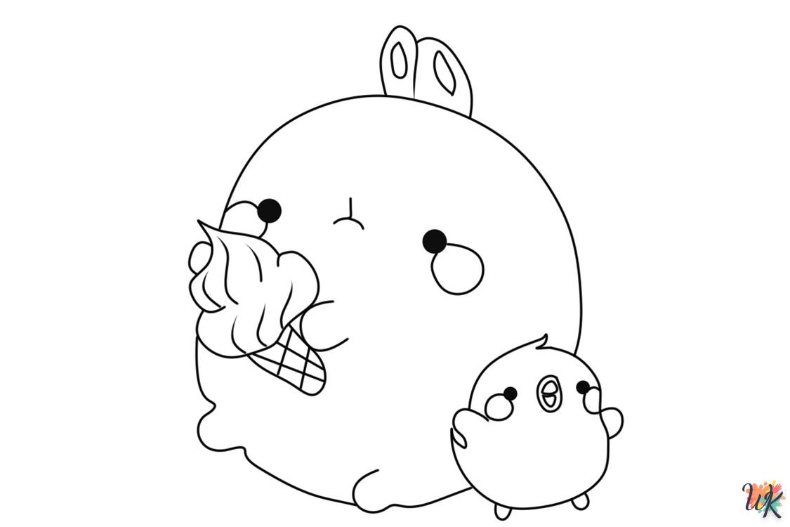 coloriage Kawaii  de pour enfants