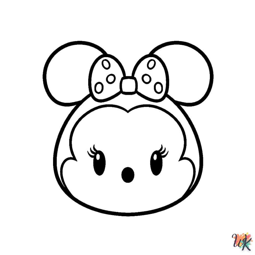 coloriage Kawaii  à imprimer pour enfant de 4 ans