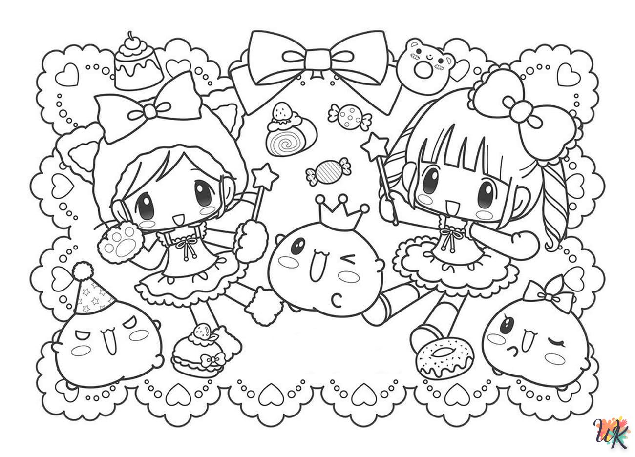 coloriage Kawaii  à colorier en ligne gratuit