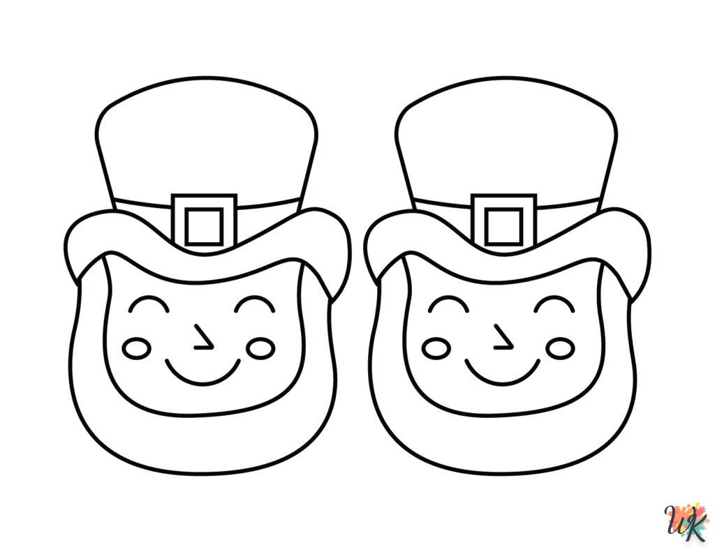 coloriage Leprechaun  à imprimer pour enfant de 2 ans