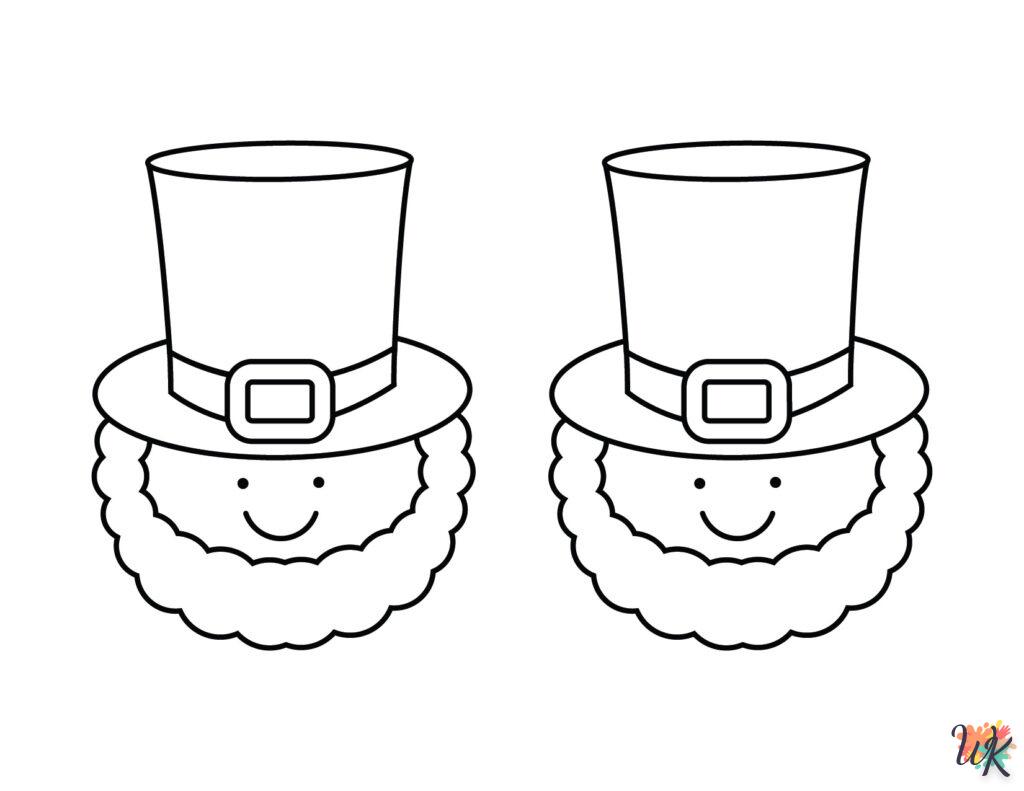 coloriage Leprechaun  à imprimer pour enfants