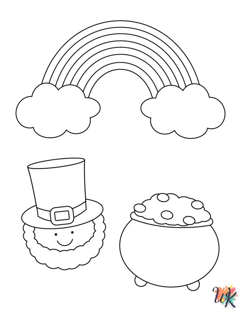 coloriage Leprechaun  en ligne pour bebe de 2 ans