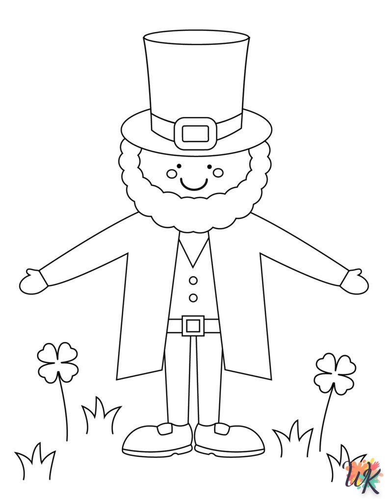 coloriage Leprechaun  à imprimer gratuit